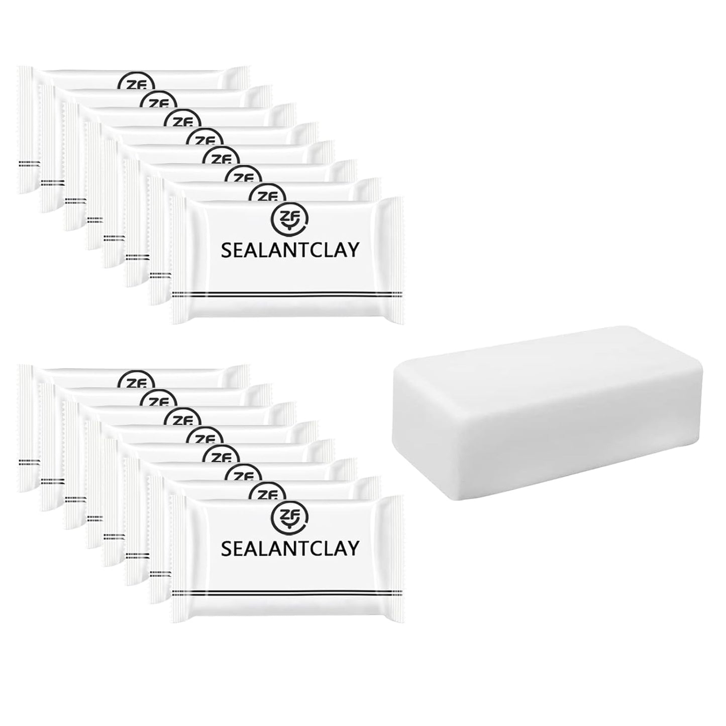 20-Pack Premium Waterproof Wall Repair Sealing Clay Duct Seal Ideal for Wall Hole Repair, Air Conditioning and Drainage Pipes Quick and Easy Solution