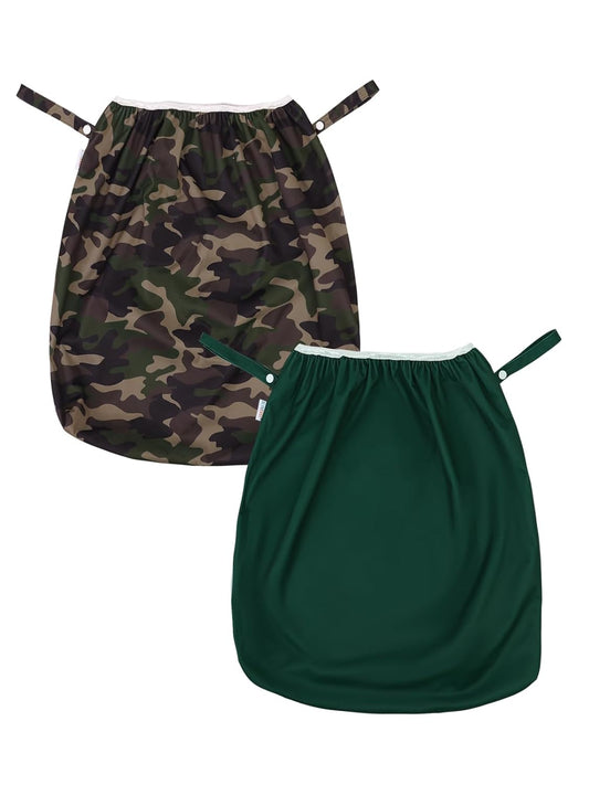 ALVABABY Reusable Diaper Pail Liner for Cloth Diaper,Rubbish Bag,Laundry,Kitchen Garbage Cans (Black Grey, Small Size：5 Gallon) LLS-LW28Z75A