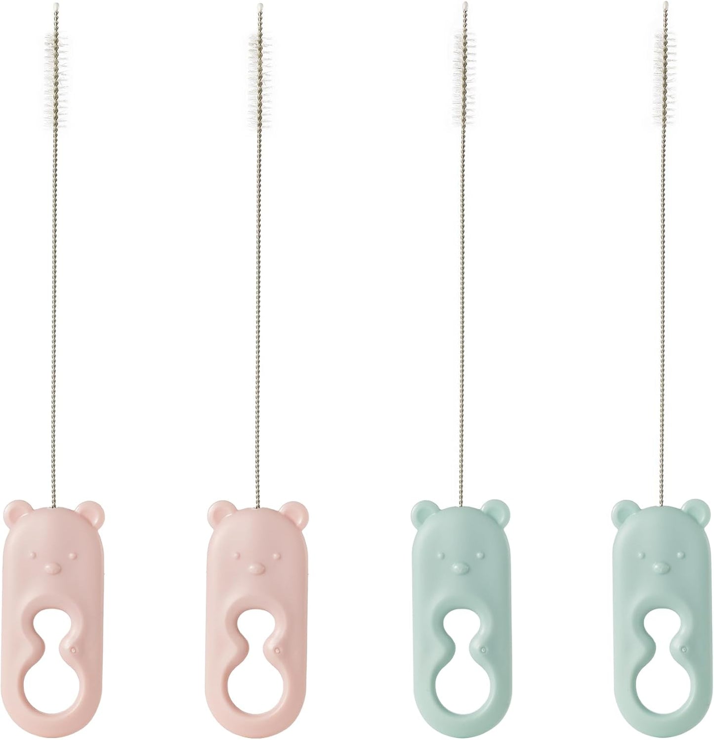 Chemimoso Straw Brushes Set of 4 - Cleaner for Metal, Glass, Smoothie Straws & Stanley Bottles