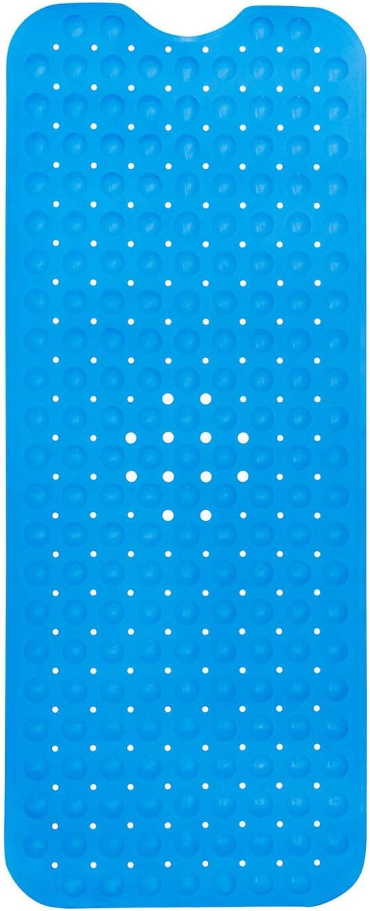 ENKOSI Bath Mat - Large Non Slip Bathtub & Shower Mat - Extra Long 40 x 16 Inch Bathroom Mats for Tub Nonslip Anti Slip Bathmats (40x16 Sky Blue 1-Pack)