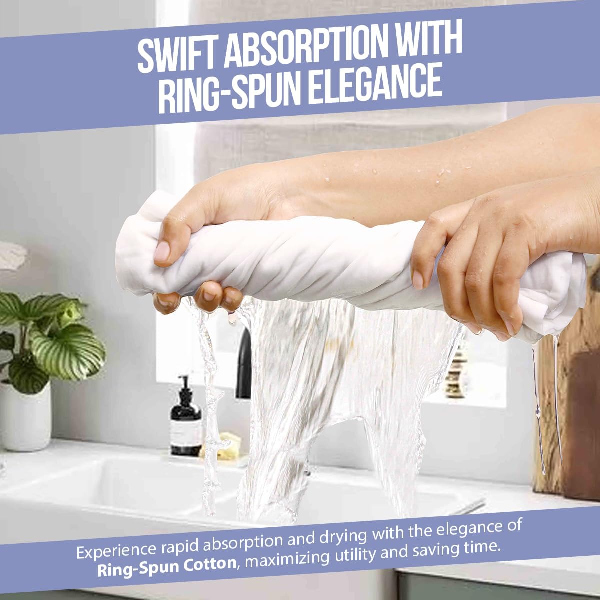 Flour Sack Towels| Tea Towel for Crafts| Kitchen Dish Cotton Blank Towel for Embroidery|Baking Bread Proofing Linen Cover| Thick Absorbent Quick Dry| 2 Pack 33"X38" White