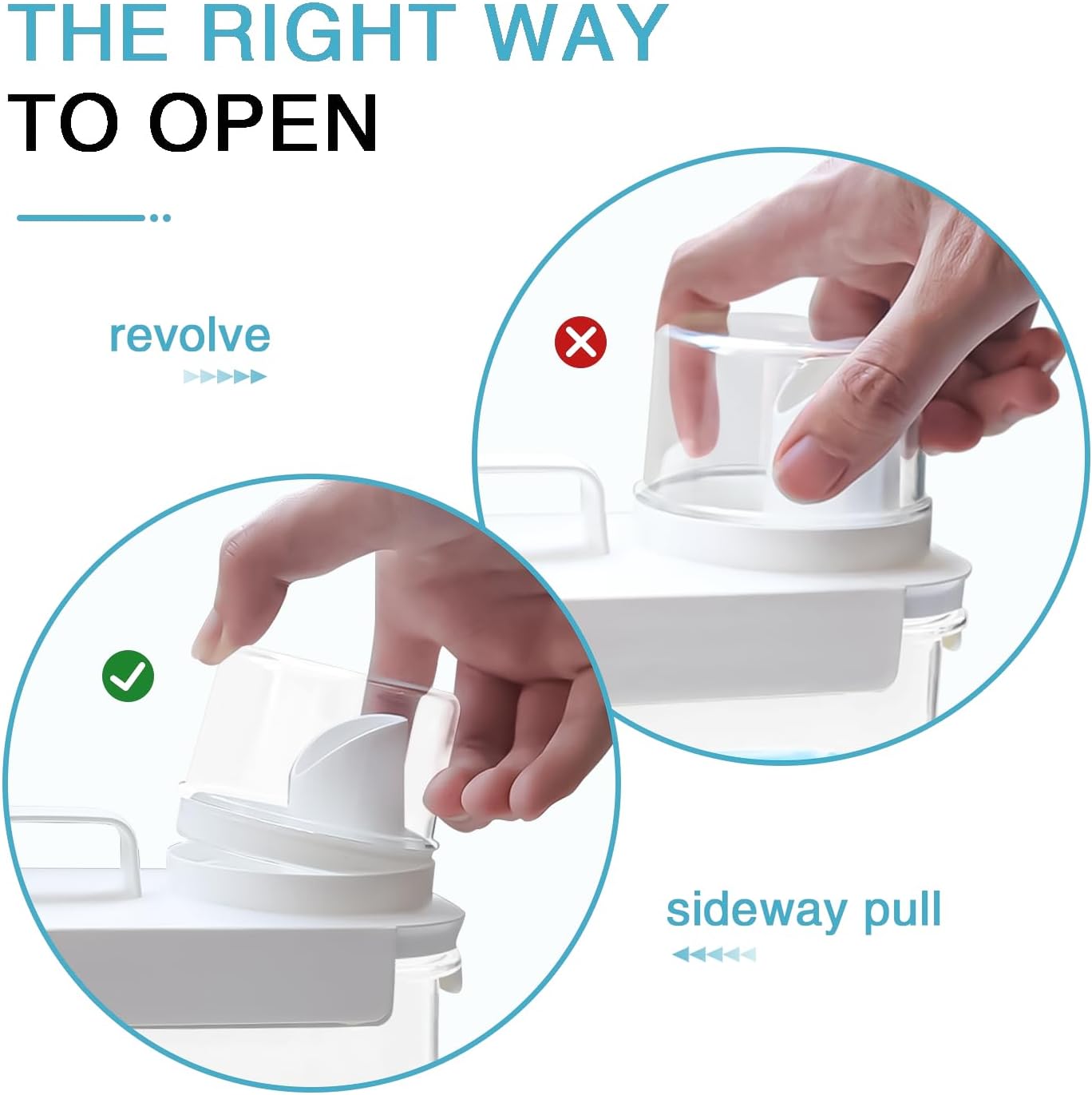 3 Pack Laundry Detergent Dispenser, 61oz Laundry Soap Dispenser, Refluxable Laundry Detergent Container, Plastic Liquid Laundry Detergent Dispenser for Laundry Room Organization with 6 Labels