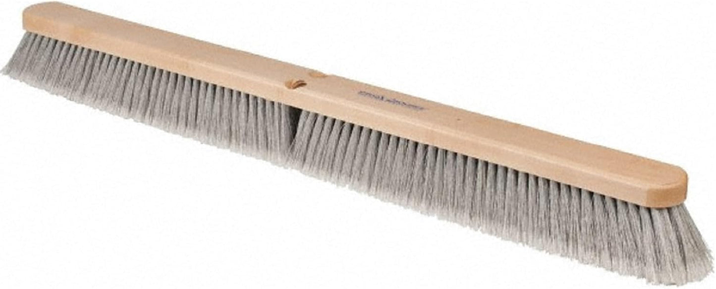 PRO SOURCE Fine-Sweep Push Broom Head with Threaded Wood Block: Extra-Wide 36 inch