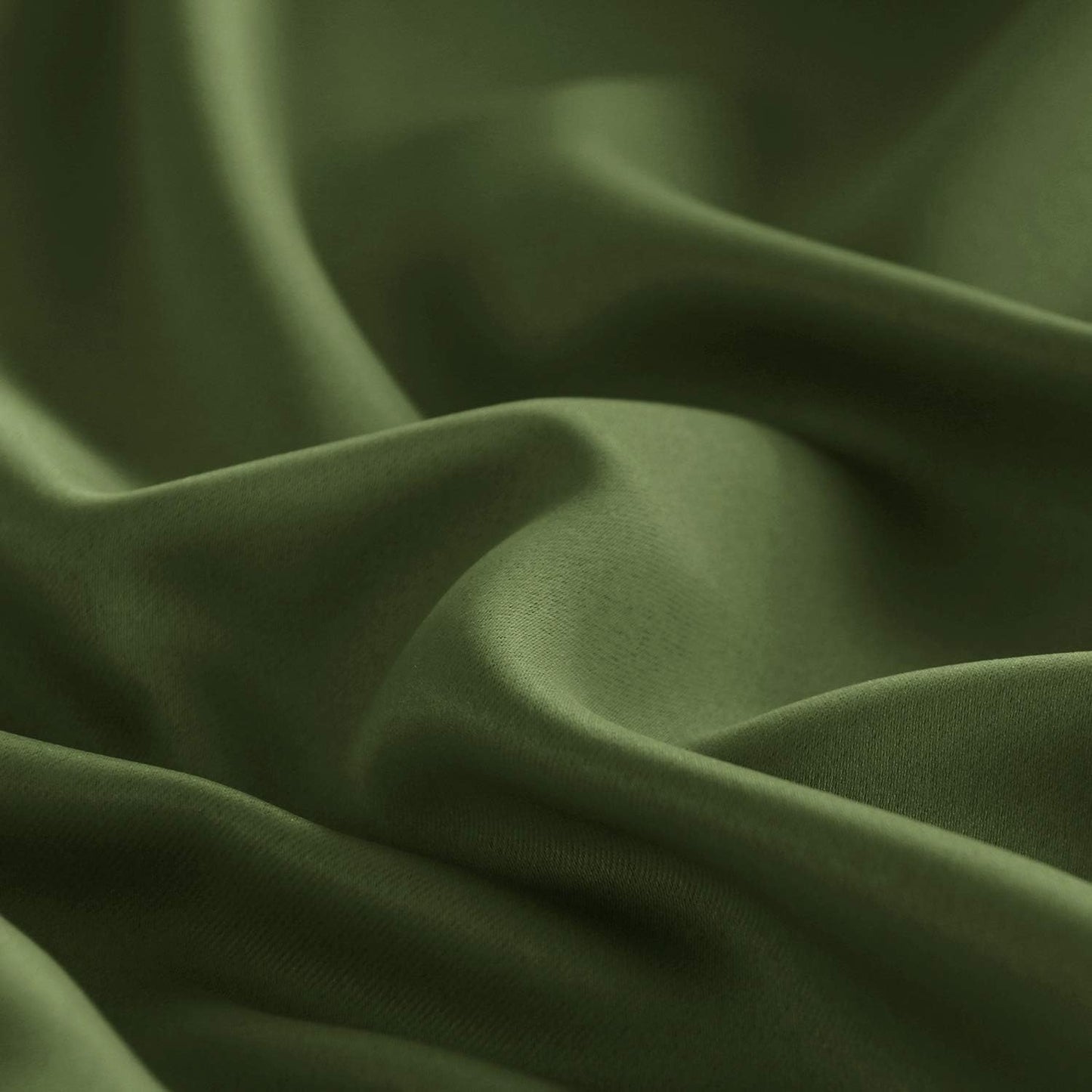 DWCN French Door Curtains – Rod Pocket Thermal Blackout Curtain for Doors with Glass Window, Kitchen and Patio Doors for Privacy, 25 X 40 Inches Long, 1 Curtain Panel with Tieback,Olive Green