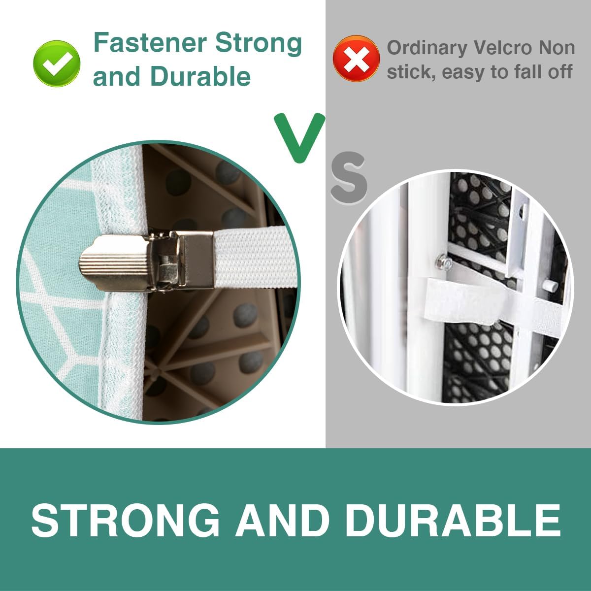 Extra Wide Ironing Board Cover and Pad,18X49 Reflective Silicone Ironing Board Cover,Resist Scorching and Staining,4 Fasteners,Elastic Edges,Large Protective Scorch Mesh Cloth