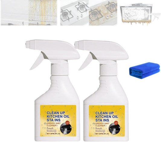 Heavy Duty Kitchen All-Purpose oil stains Cleaner Degreaser spray,Kitchen All-Purpose Cleaner Removes Stains on Microwave,Oven,Stove Top