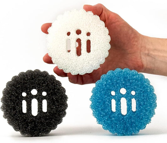 Used by Humans™ High-Performance Dish Sponge Set – Scratch-Free Scrubber for Kitchen & Bathroom, Flexible, Odor Resistant, Reusable, Deep Cleaning Power – Cleans Like a Dream™