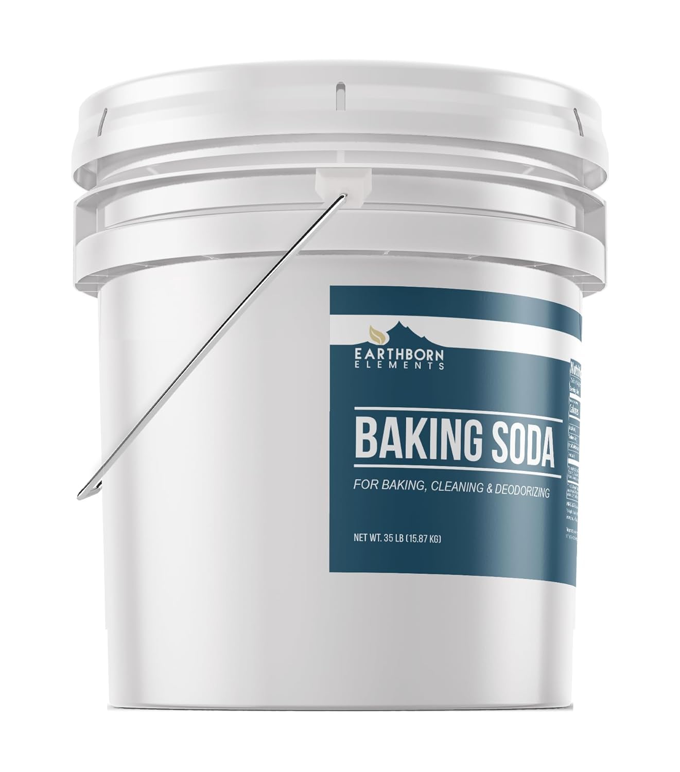 Earthborn Elements Baking Soda (35 lbs) Cooking, Baking, Cleaning, Deodorizing