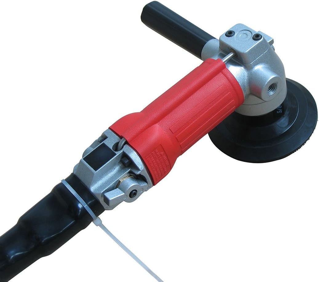 Air Grinder,4-Inch Air Wet Stone Polisher 5500 Rpm with Rear Exhaust,Air-Powered Stone Polisher