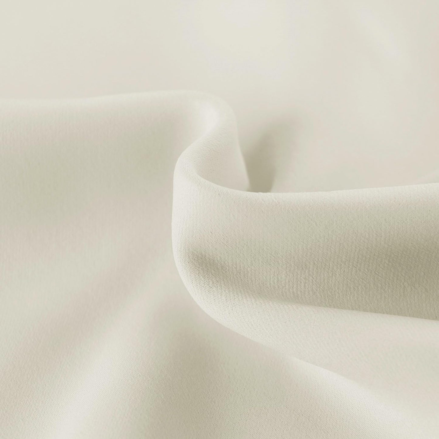 DWCN French Door Curtains – Rod Pocket Thermal Blackout Curtain for Window/Patio Doors/Doorways/Classroom/Kitchen for Privacy, 25W by 40L Inches, 1 Panel with Tieback, Light Beige