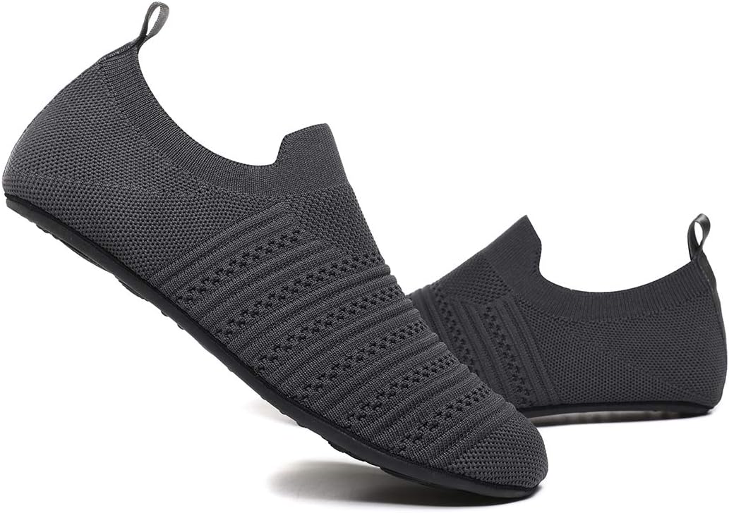 Adult Indoor House Slippers Socks Lightweight Non Slip Grip House Home Shoes for Women Men