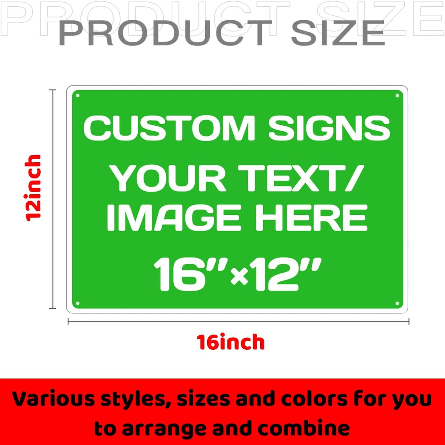 custom metal sign,Aluminum Weatherproof Metal Sign Multiple Sizes Custom Personalized Text And picture Here,hazard sign,garden sign,custom door sign,Customised business signs