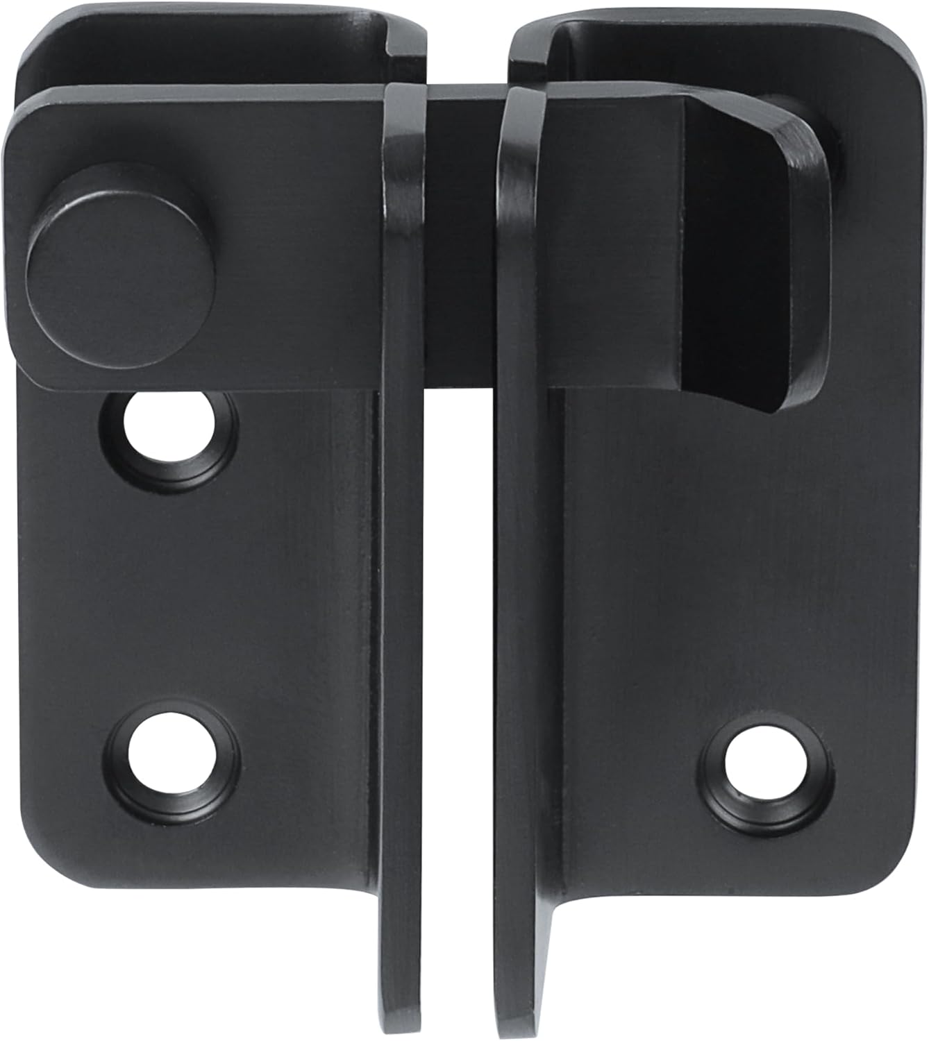 Alise Flip Latch,Gate Latches Slide Bolt Latch Safety Door Lock Catch for Barn Cabinet Pet Cage Wood Fence Bathroom Garage Window,SUS304 Stainless Steel Gate Hardware Locks,Matte Black,MS5009-B