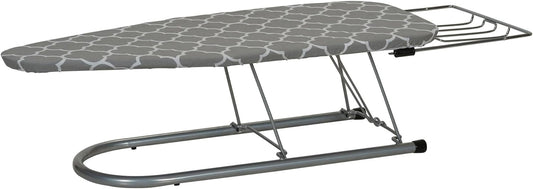 Household Essentials Tabletop Ironing Board with Iron Rest and Door Hanger | Compact Folding Ironing Station for Dorm Rooms, Apartments, and Small Spaces | 36.5"x12"