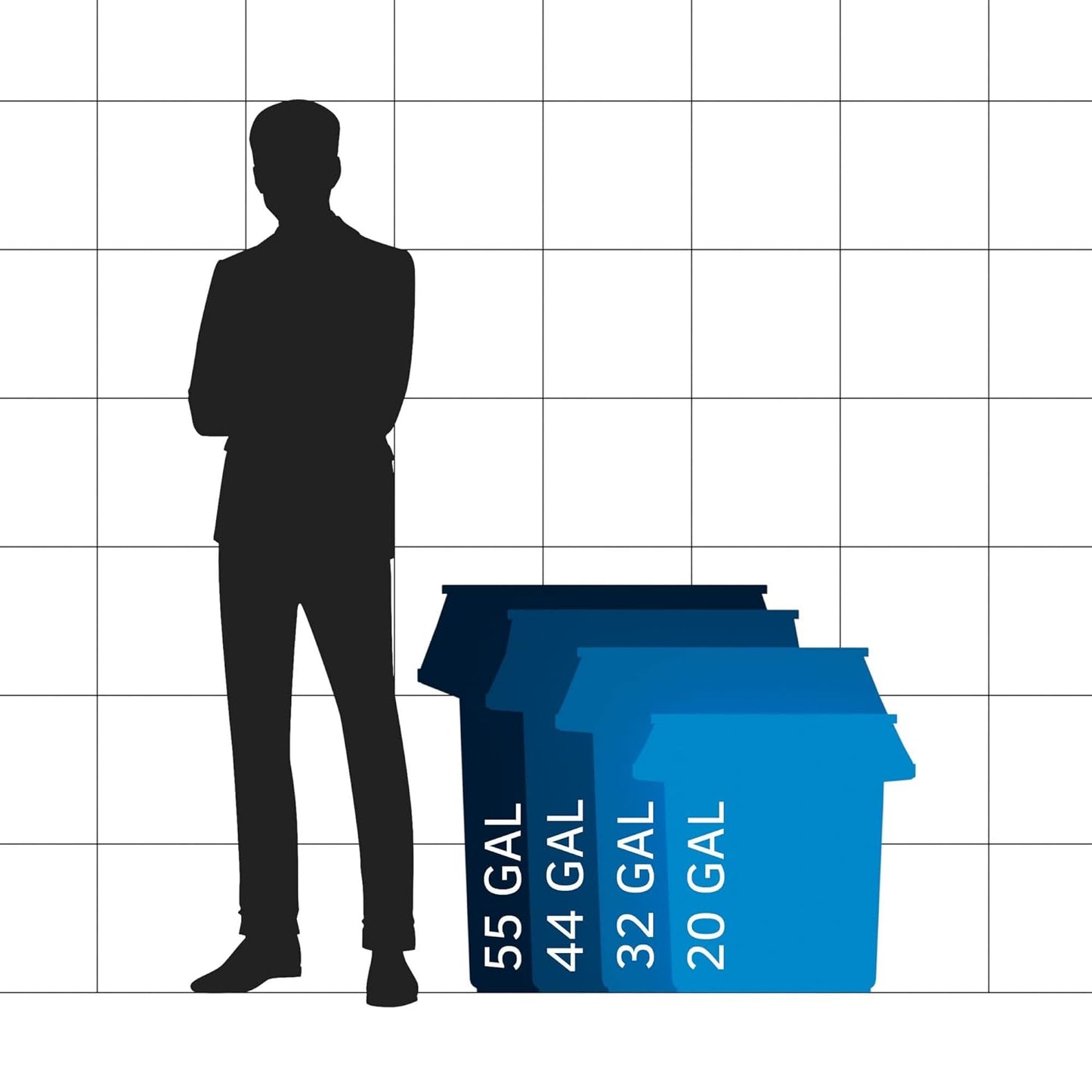 20 Gallon Purple Round Commercial Trash Can