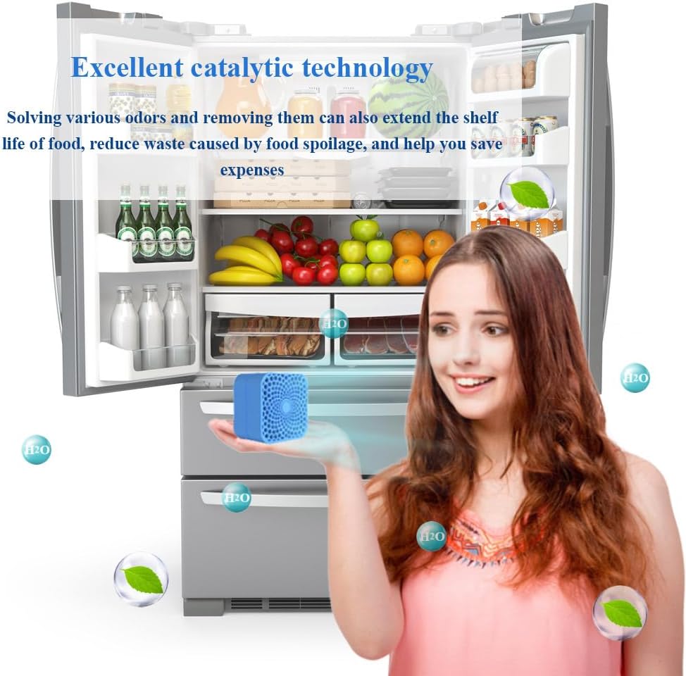 Refrigerator Deodorizer, a Portable Wonder, offers 10 Years of Long-Term use. It is Suitable for a Variety of Scenarios and Outperforms Baking-Soda-Charcoal Air Purifiers in Terms of Performance