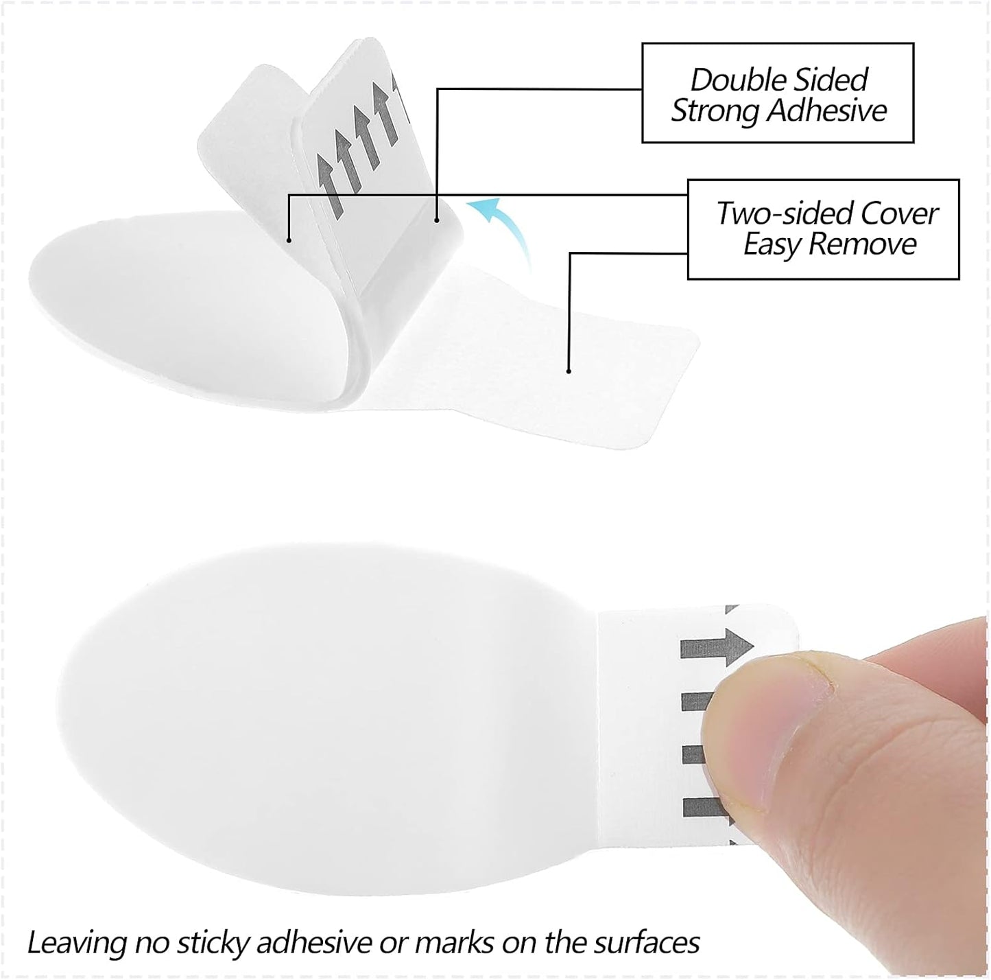 Blulu 12 Pcs Clear Adhesive Hooks for Hanging Wall Hooks Heavy Duty 22 lb Max No Damage Waterproof Transparent Hook with 15 Pcs Self-Adhesive Tapes for Home Bathroom Kitchen Office Wall