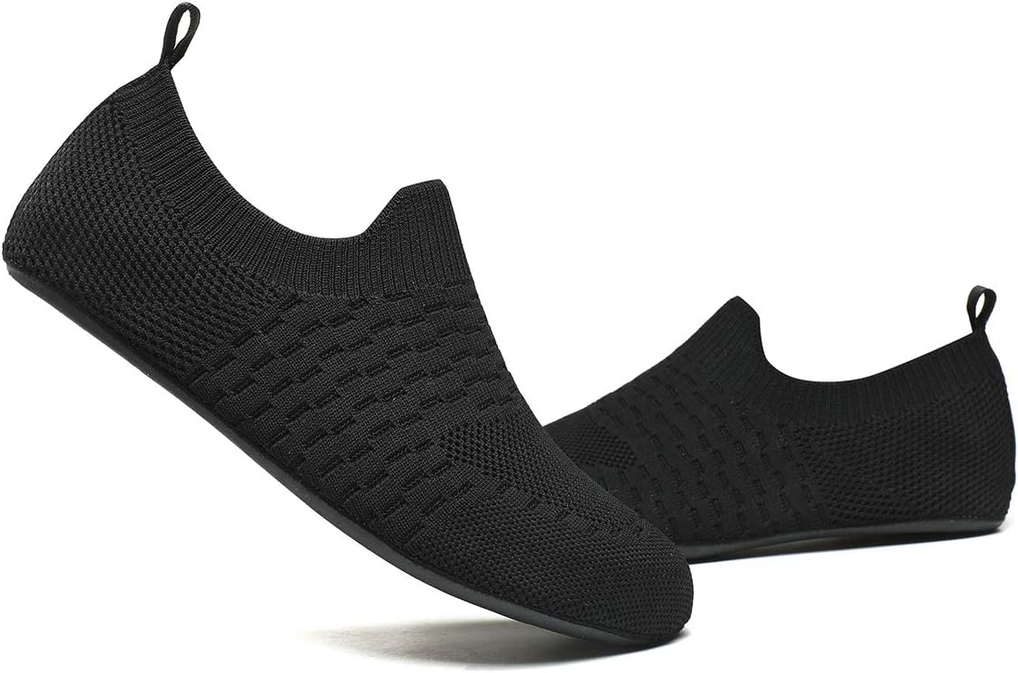 Adult Indoor House Slippers Socks Lightweight Non Slip Grip House Home Shoes for Women Men