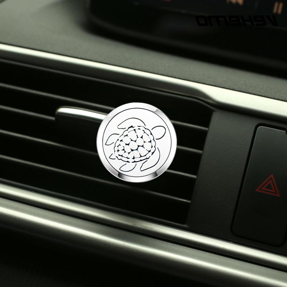 30mm Car Essential Oil Diffuser Vent Clips Car Automotive Air Fresheners Christmas Car Accessories for Women(Sea Turtle)