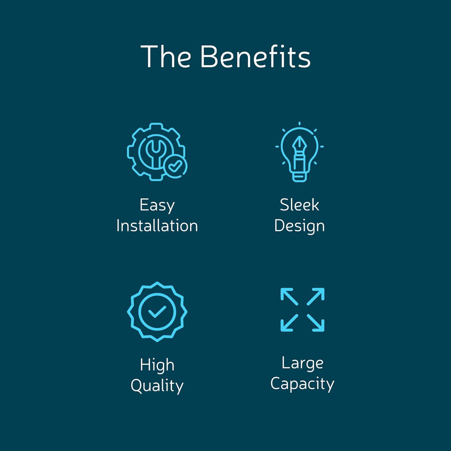 EZbrnd Wall Mount Half-Fold Toilet Seat Cover Dispenser for Commercial/Washroom/Office, Seat Cover Paper Sold Separately, Black, 3100B-EZ