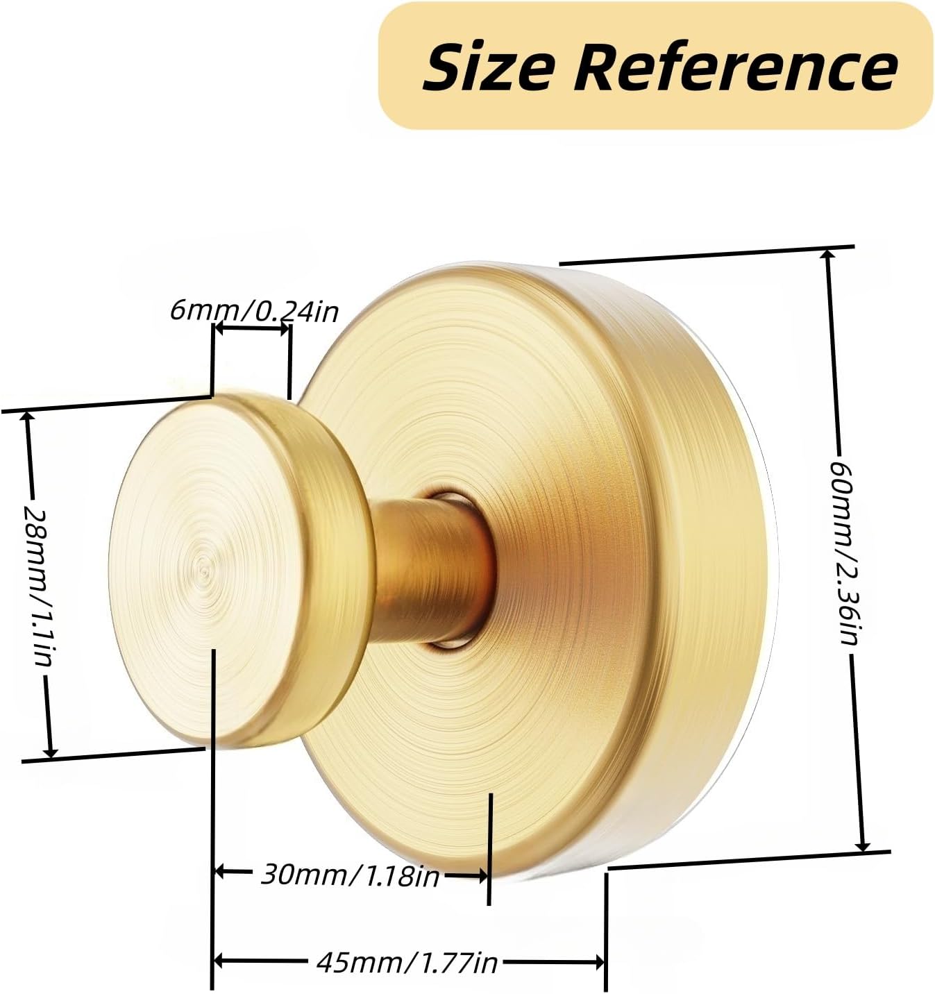 2025 Upgraded Stainless Steel Heavy Duty Suction Cup Hooks for Shower Bathroom Accessories Removable Hook for Glass Window Door Wall Hooks for Hanging Towels Robes Wreaths (Pack of 2, Gold)