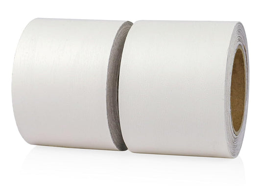 BOMEI PACK Wood Grain Repair Tape,Self Adhesive Repair Patch for Furniture, Floors, Cabinets, Windows, Doors, RV, Home Decor and DIY Projects (2, White)