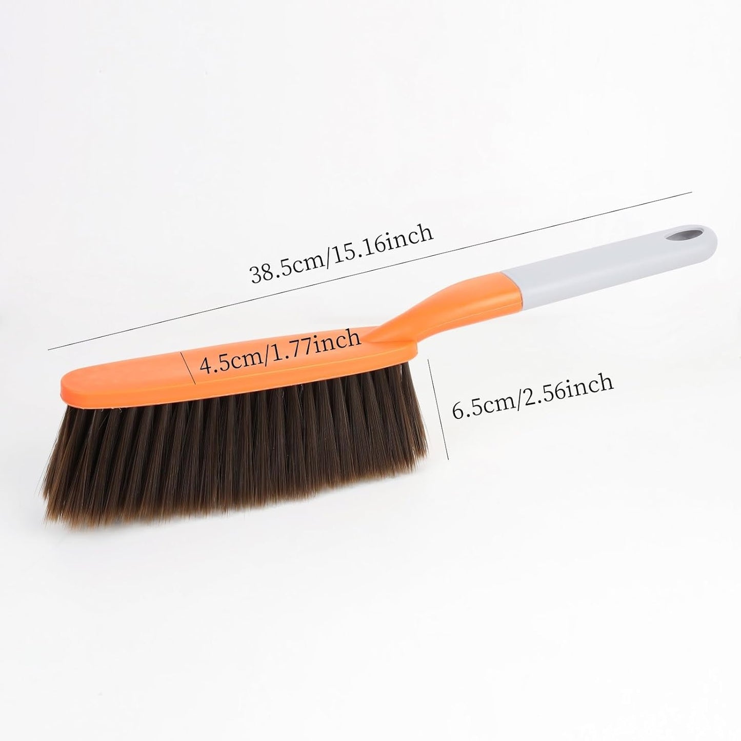 3 Pack 15" Soft Bristle Bed & Counter Cleaning Brush, Dusting & Crumb Debris Sweeping Brush, Comfortable for Car, Bed, Couch, Desk, Sofa, Furniture & Clothes, Small Particles & Hair Remover
