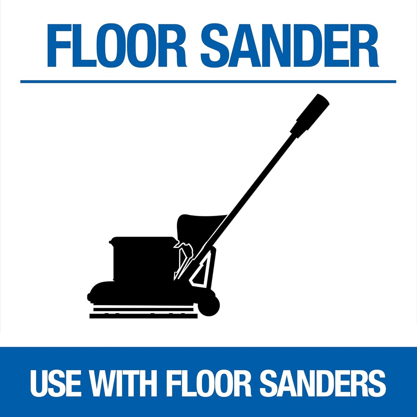 Floor Sanding Screen Disc, 10 Pack, 18", Grit 150