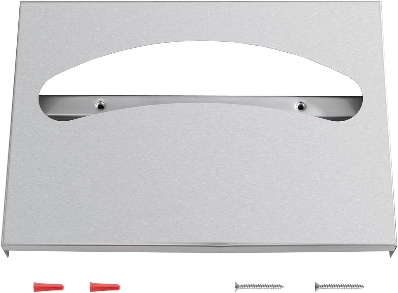 Commercial Toilet Seat Cover Dispenser - Wall Mount 304 Stainless Steel Holder - 250 Capacity for Disposable Covers - Public Restroom Bathroom Essential Fixture