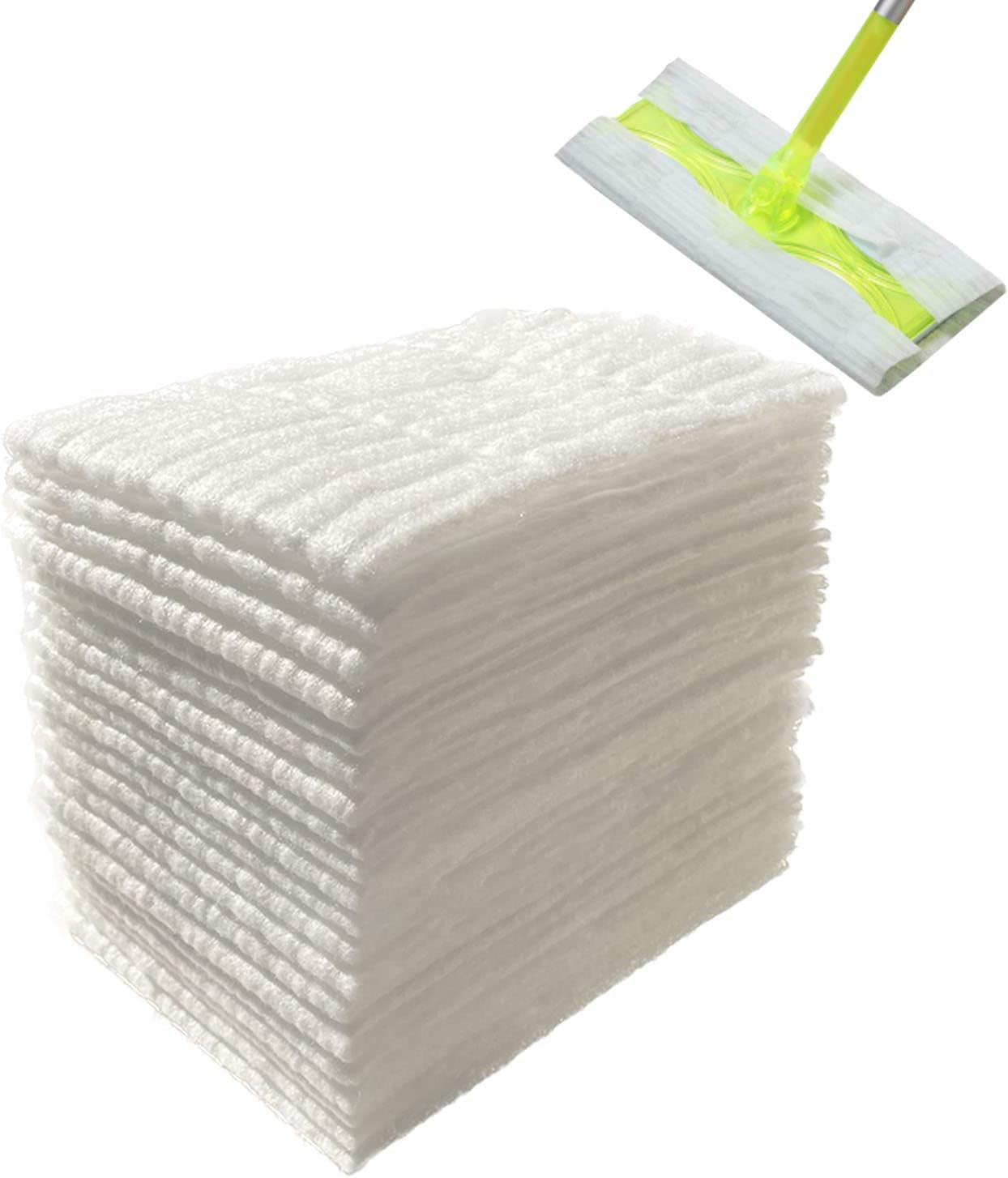 JEBBLAS Disposable Mop Cloth Dry Sweeping Pad for Floor Mop Sweeping Cloths Multi Surface Refills, 120 Count