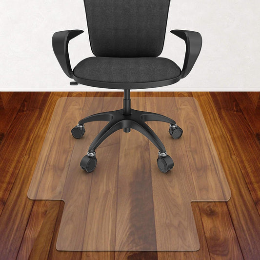 Azadx Office Chair Mat for Hardwood Floor and Tile Floor 30 x 48'', Plastic Mat for Office Chair Easy Glide on Hard Floors, Clear Desk Chair Mat for Wood Floors Heavy Duty