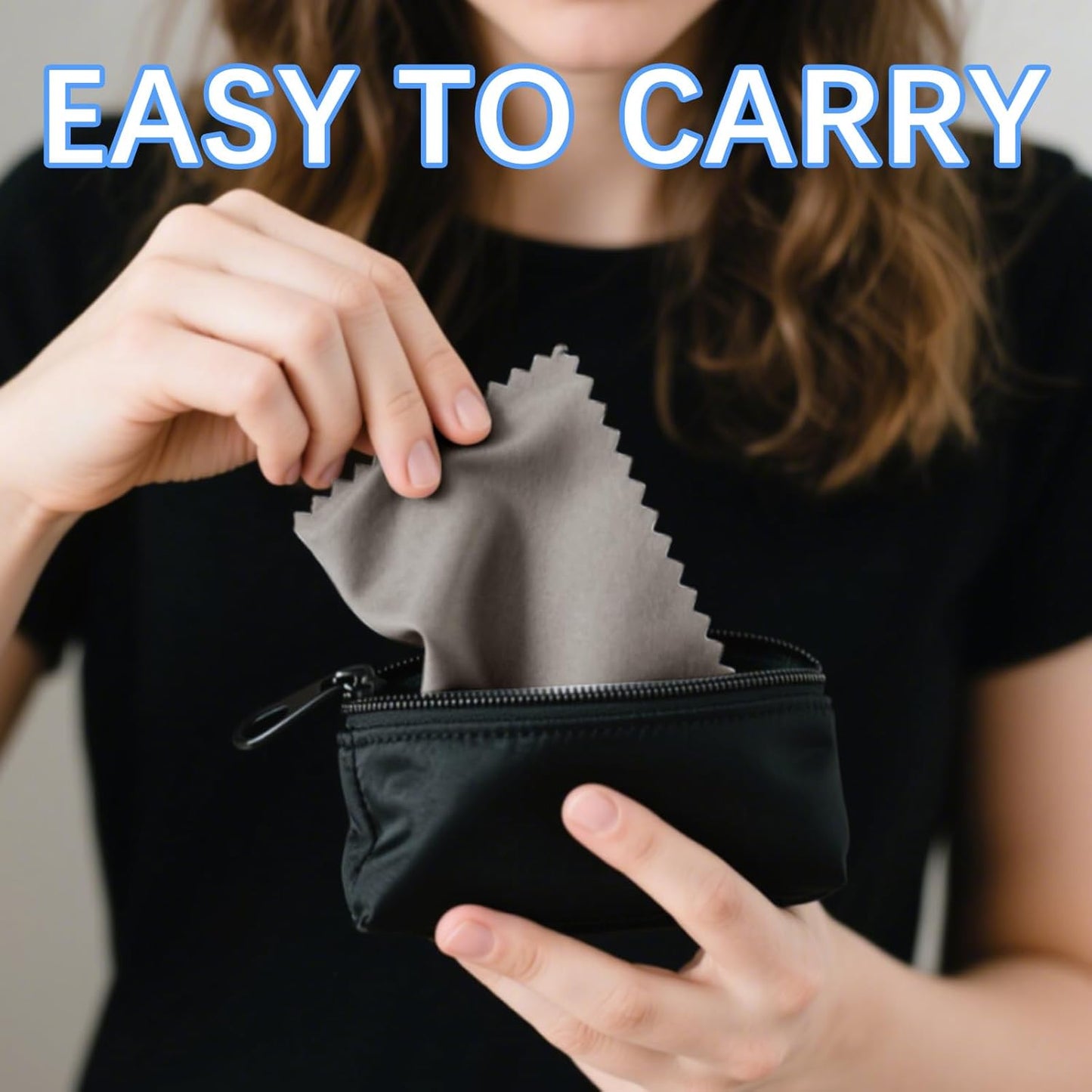 120 Pack Microfiber Cleaning Cloth for Glasses (5.5"x5.5"), Eye Glasses Clean Cloths Bulk Microfiber Lens Cleaner Cloth for Eyeglasses, Lenses, Silverware, Camera, Phones and Laptops