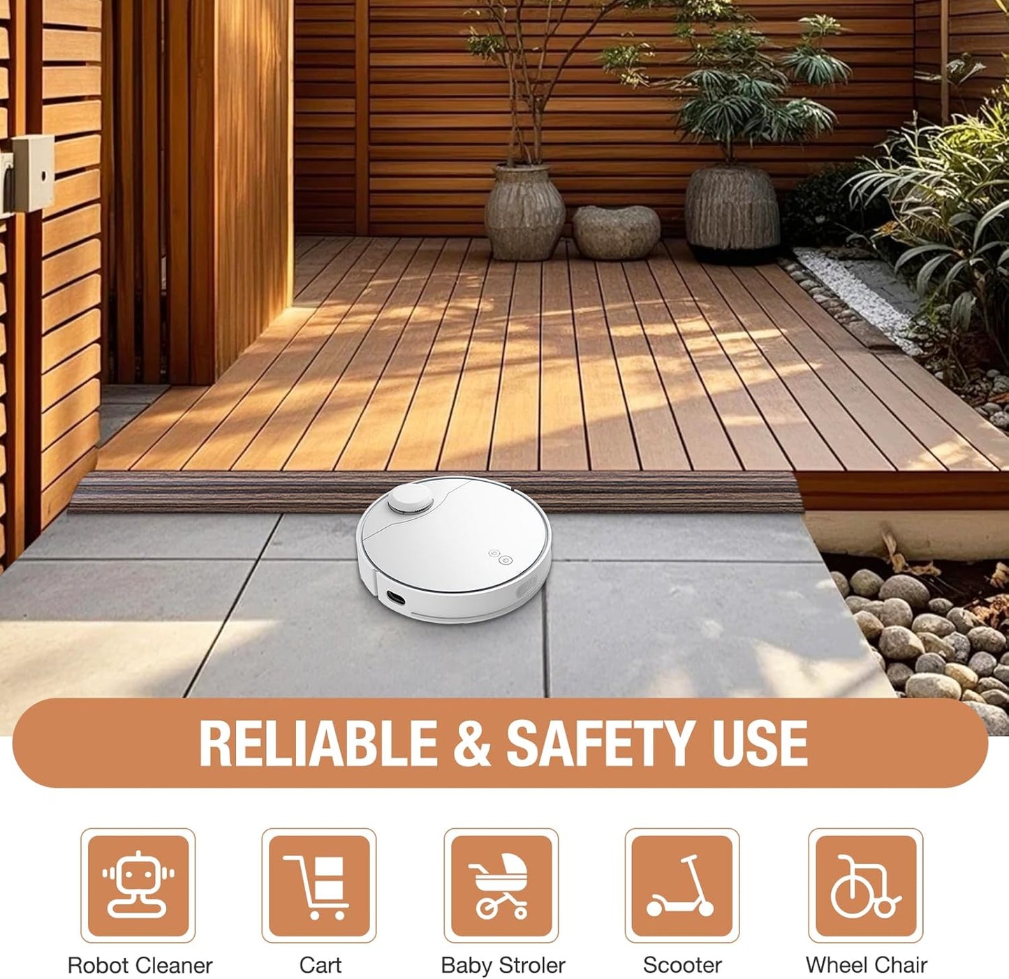 Floor Transition Strip Self Adhesive Vinyl Door Threshold for Doorways Carpet Edging Trim Overlap Edge Reducer for Laminate Floor, Carpet, Tile (Smoked Brown Wood Grain, 2/5" to 3/5", 6.6Ft)