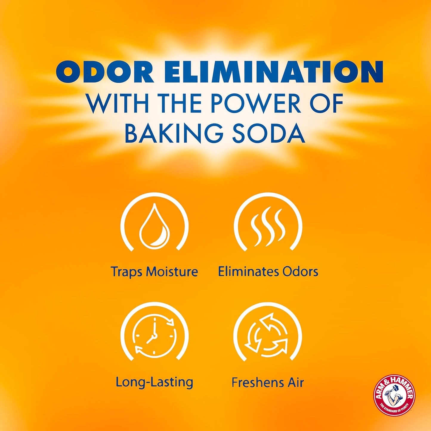 Arm & Hammer Essentials Disposable Moisture Absorber and Odor Eliminator Tub, Linen Fresh, 1 lb., 3-Pack, Attracts and Traps Excess Moisture, Ideal Closet Non-Electric Dehumidifier
