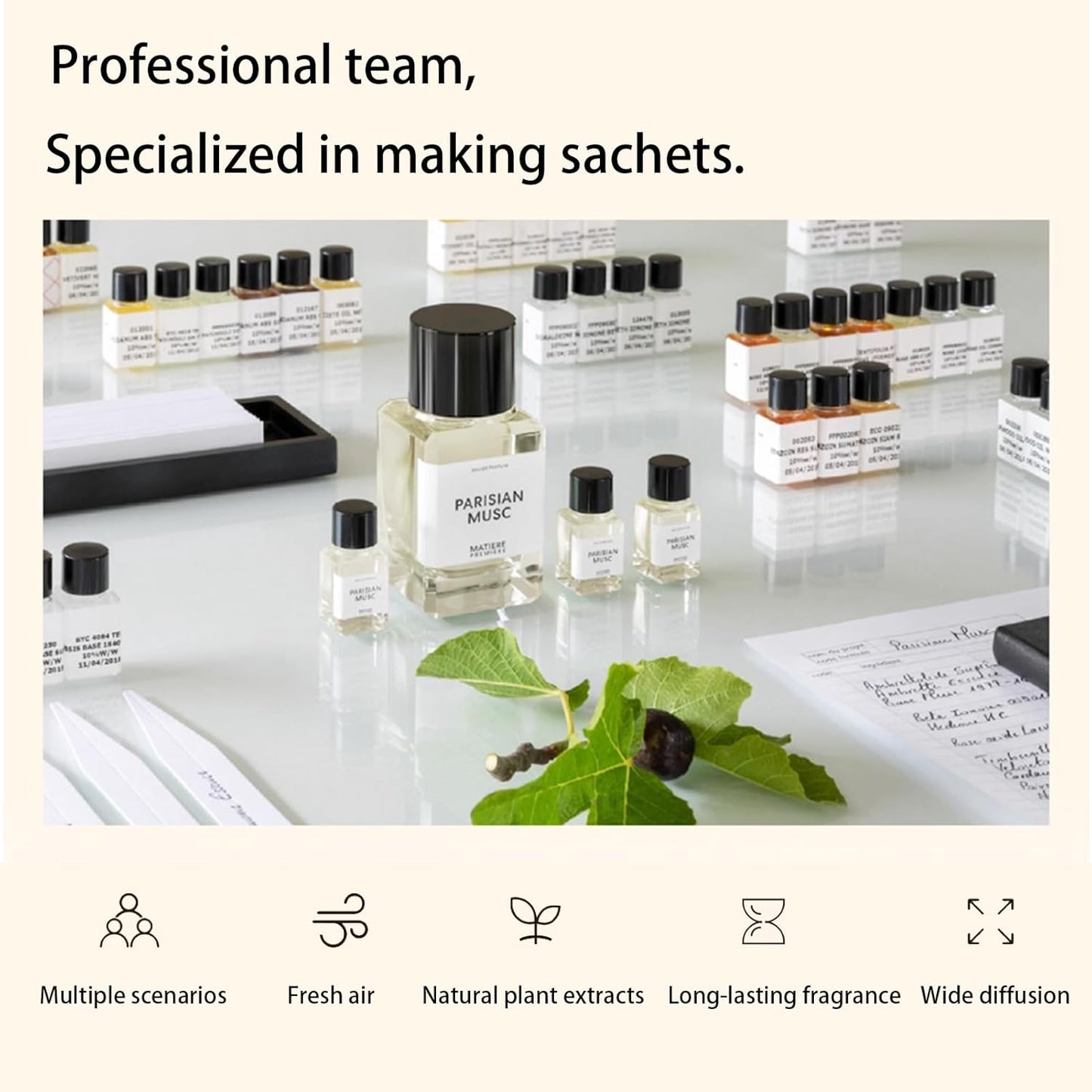 10pcs scented sachets, sachets for drawers and closets - ocean closet deodorizer, closet smell freshener for clothes, Potpourri Bags Long Lasting Home Fragrance