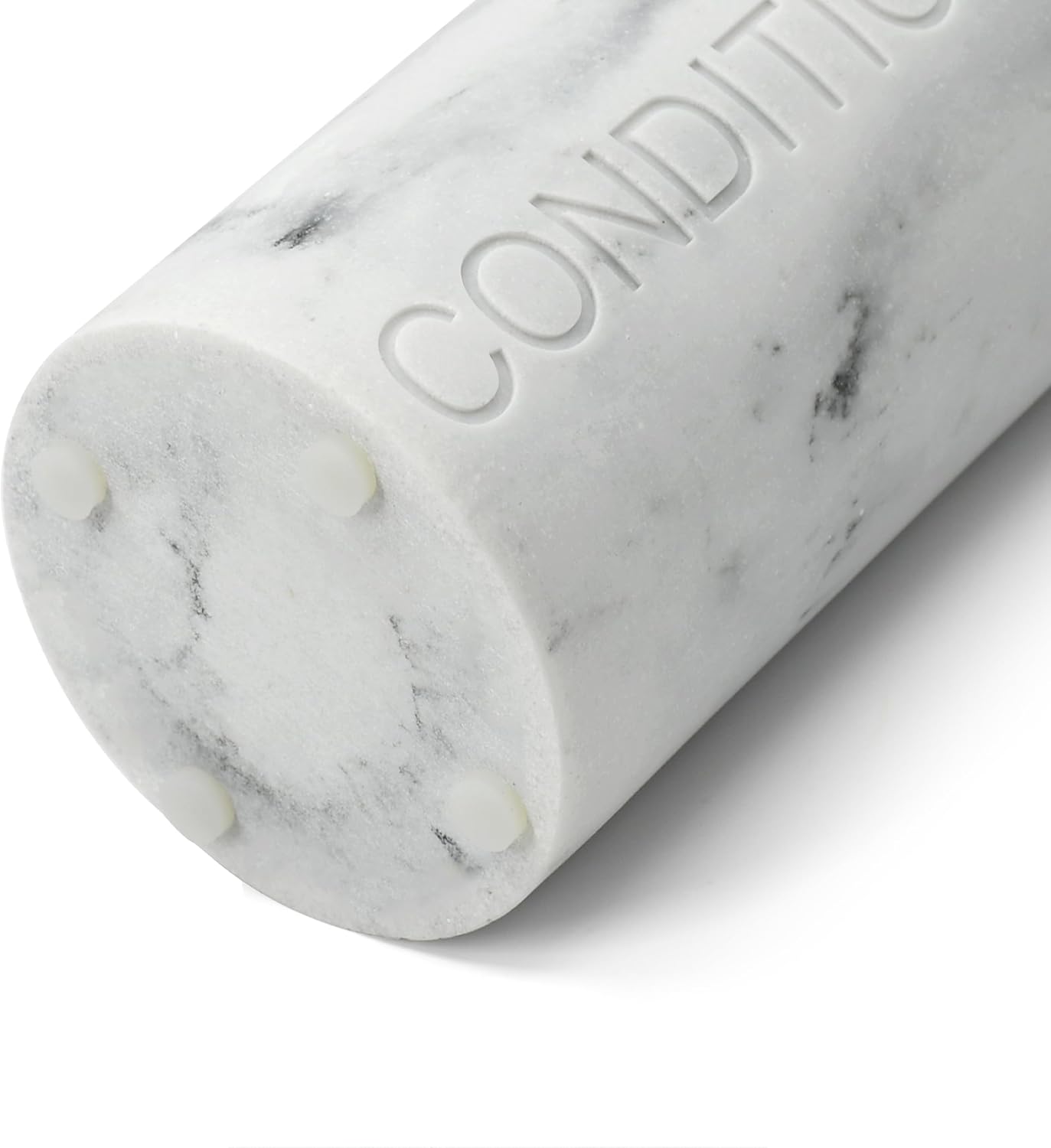 Conditioner Dispenser – Luxurious Refillable Pump Bottle with Embossed Text, Durable Construction for Bathroom and Kitchen