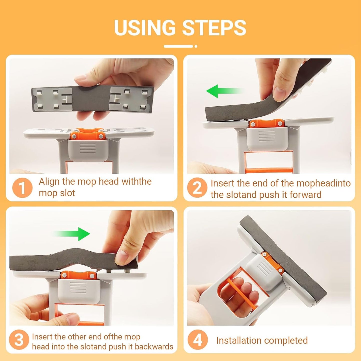 Foldable Mini Desktop Mop – Portable Handheld Duster & Cleaner for Desk, Bathroom, Glass | Reusable Microfiber Pad, Lightweight & Compact for Travel, Office, Home