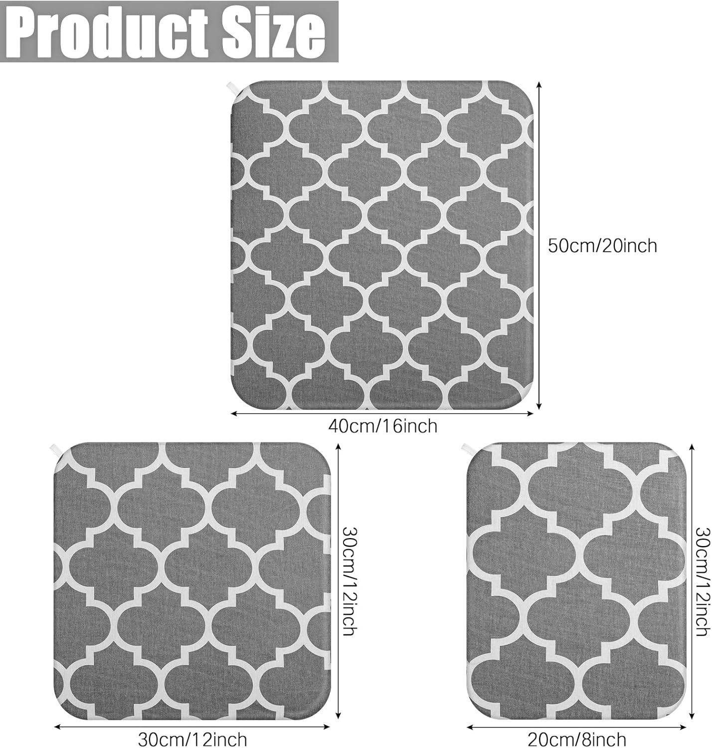 3 Pcs Heat Press Mats Compatible with Easypress 2 / Easypress Easy Press Mat Protective Resistant Double Sides Applicable Ironing Insulation for HTV Iron on Projects(Lantern Pattern)