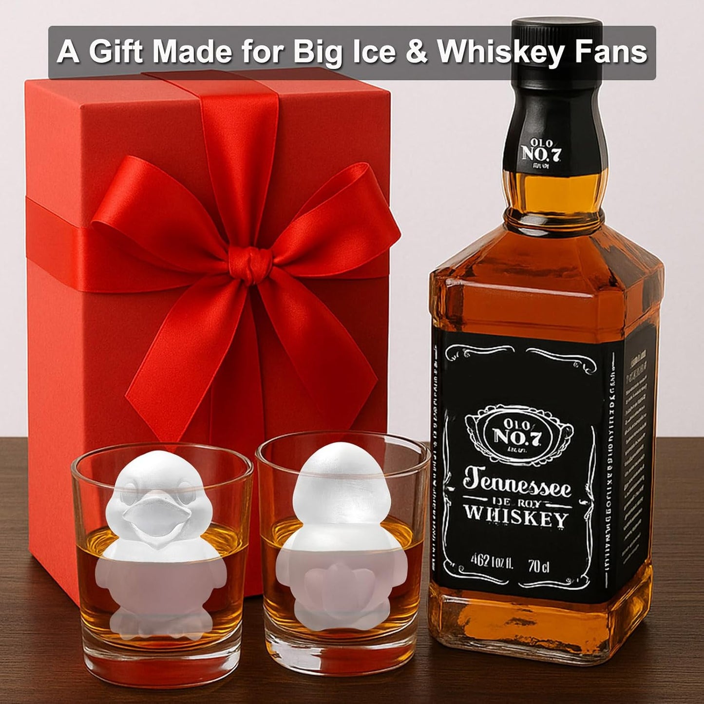 3D Duck Ice Cube Silicone Molds Tray for Whiskey, Cocktail, Drink Decor, Bar; Rich Details. Cute Ducks Gifts for Women Kids Girls Boys, Fun Animal Shape Soap Epoxy Resign Mold; 2 Pack