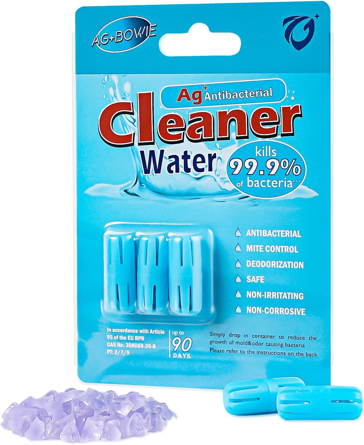 Humidifier Cleaner, 3 Pack Humidifier Cleaning Fish for Universal Humidifiers Tanks 90 Days, Purifies Water & Prevent Hard Water Build-Up, Reduce White Dust and Odors