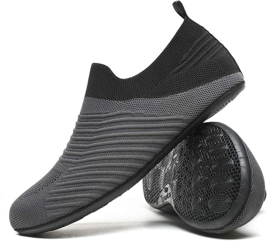 Adult Indoor House Slippers Socks Lightweight Non Slip Grip House Home Shoes for Women Men