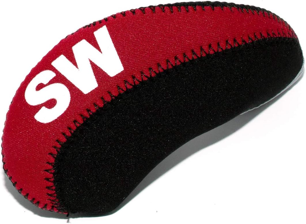 Golf Iron Club Head Covers Headcovers Set, Neoprene Golf Wedges Protective fits Taylormade M5 M6 Callaway PXG, Lightweight, Lob Wedge,Sand Wedge