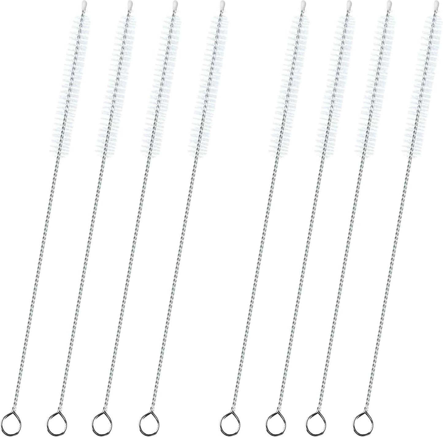 12-inch Extra Long Straw Cleaner Brush, Straw Brush Extra Long with Nylon Bristles, Straw Cleaning Brush Extra Long for Baby Bottles, Glass/Silicone Straws Piper Cleaners.