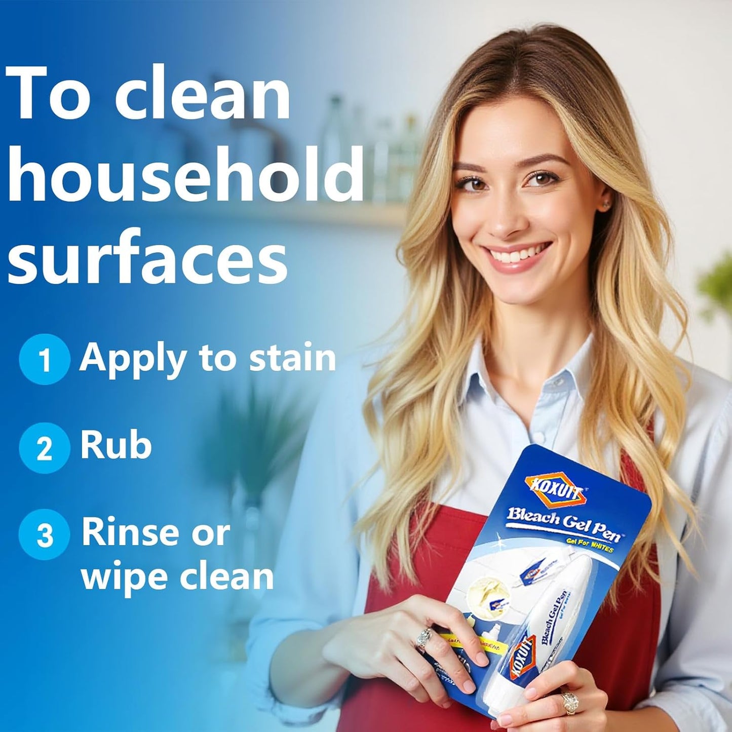 Bleach Pen,Bleach Pen for Clothing,bleach gel Pen,Stain Remover Pen, Mold Stain Remover Gel Cleaner, Clothing bleached DIY design, Travel Accessories, Lnstantly Remove Stains(Milky white) 1PCS.