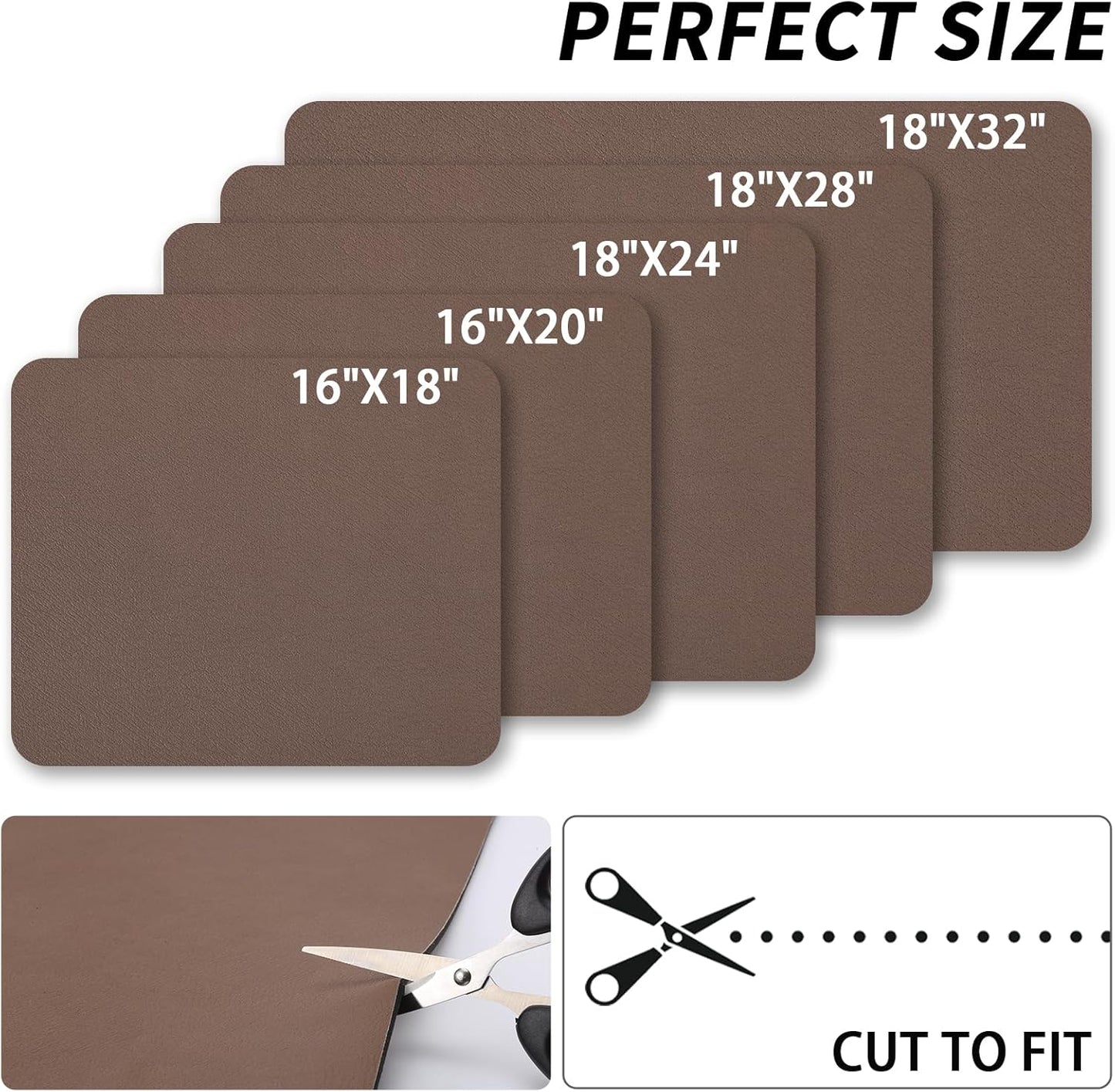 Dish Drying Mat for Kitchen Counter, Heat Resistant Drainer Mats with Non-slip Rubber Backed, Hide Stain Kitchen Super Absorbent Draining Mat, Easy to Clean Dish Rack Pad, Brown 16"x20"