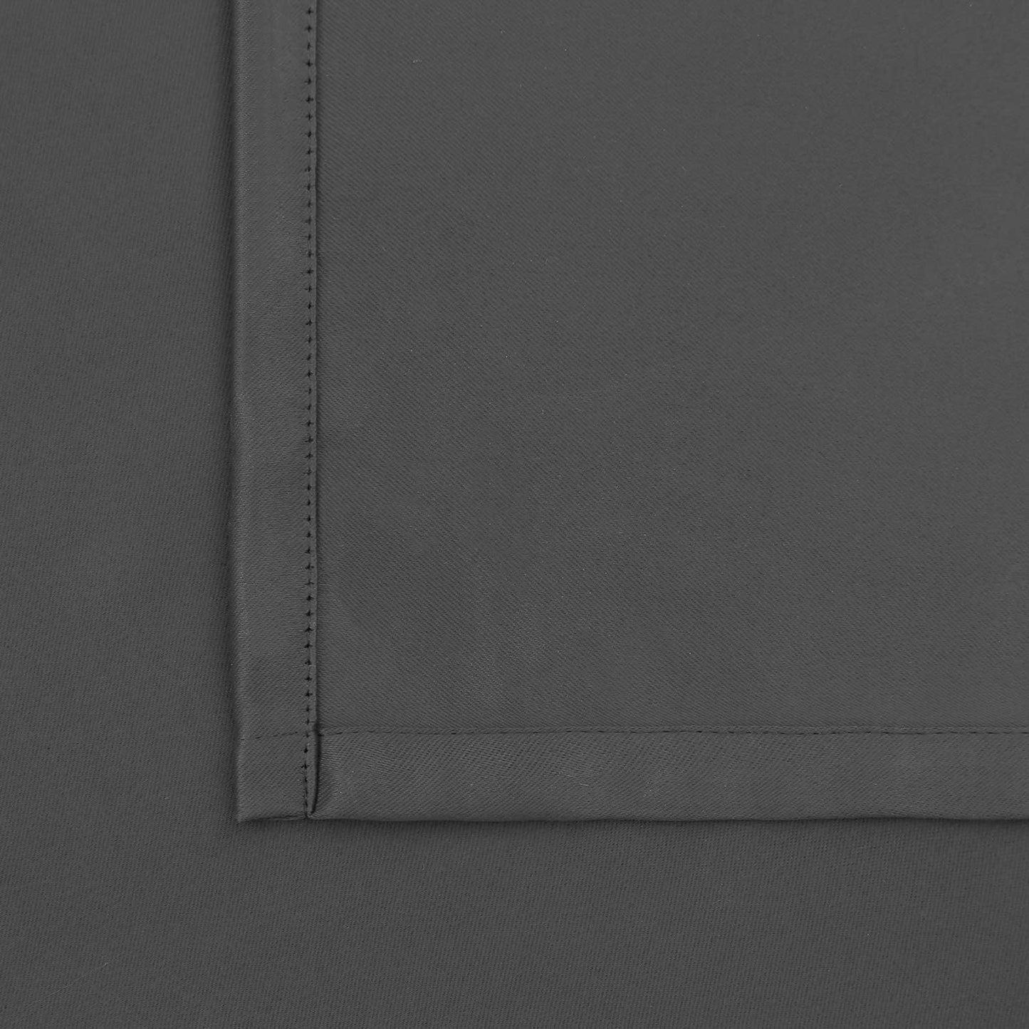 BGment Rod Pocket Blackout Curtains for Bedroom 72 Inch Long - Thermal Insulated Room Darkening Curtain for Living Room, 52 x 72 Inch, 2 Panels, Dark Grey