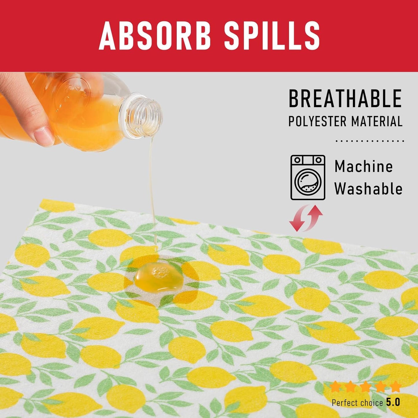 Cooyes 6 Pack Polyester Shelf Liners for Kitchen Cabinets, 12" × 24", Non-Slip Refrigerator Liners Machine Washable, Refrigerator Drawer Mats for Glass Shelves and Kitchen Cabinets