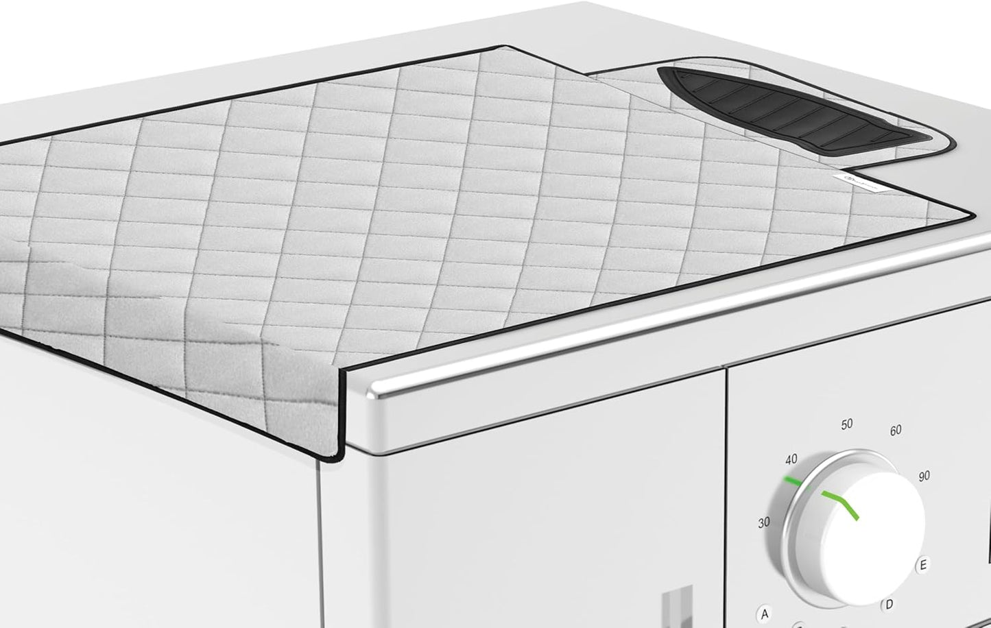 Handy Laundry Magnetic Ironing Mat, Change Any Flat Surface into an Ironing Board, Silicone Slip Resistant Iron Rest to Safely Place Your Hot Iron, Easy to Take Along When Traveling, (19 x 28 Inches)