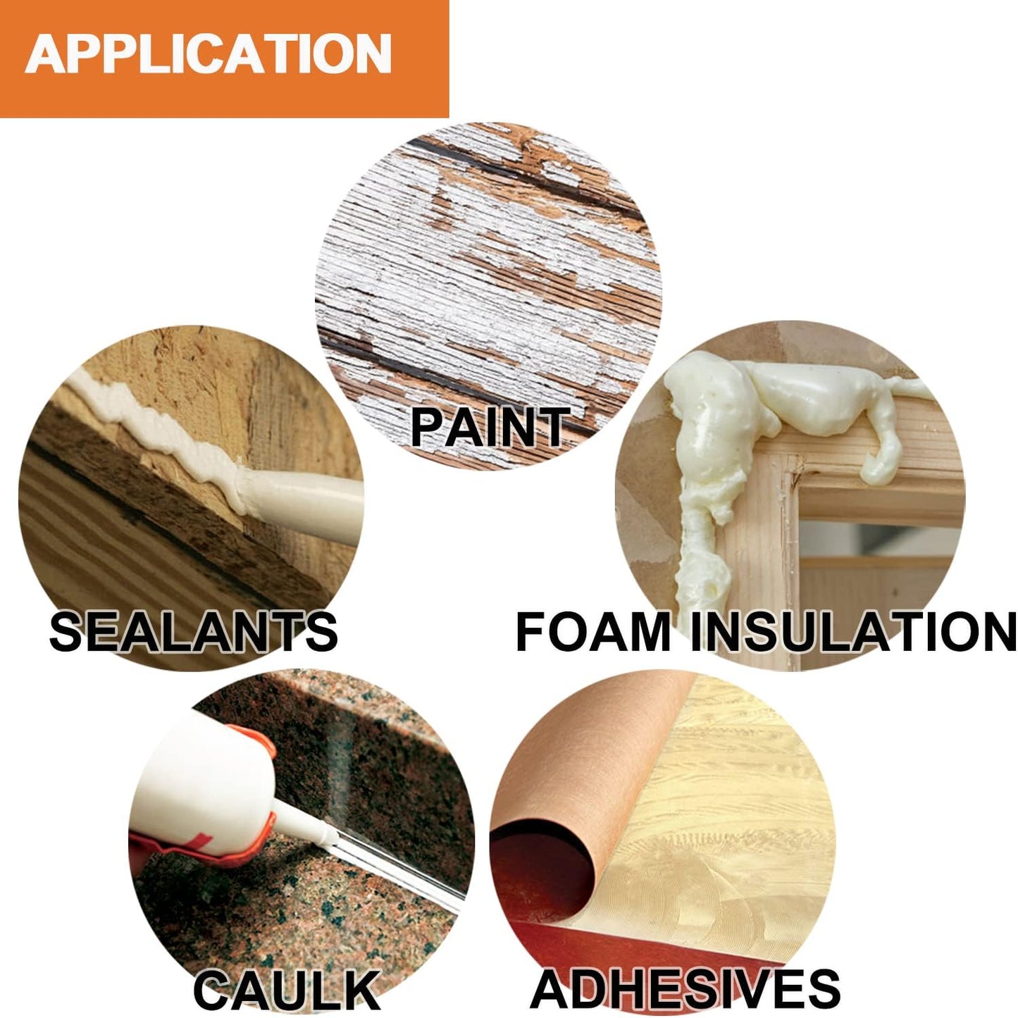 6 Oscillating Tool Scraper Blades Flexible Rigid Scraper Blade, for Removal of Caulk,Vinyl Flooring,Paint,Carpet,Tile Adhesives