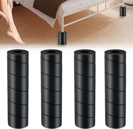 4 Pcs Bed Frame Toe Protectors, Non-Adhesive Bed Frame Leg Covers for Toe Savers, Toe Cushion for Any Furniture Leg - Prevents Toe Injuries from Hitting Hard Furniture Legs